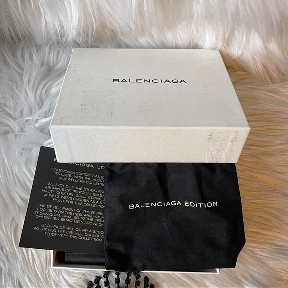 New Balenciaga Edition Brooch Pin - Picture 5 of 16